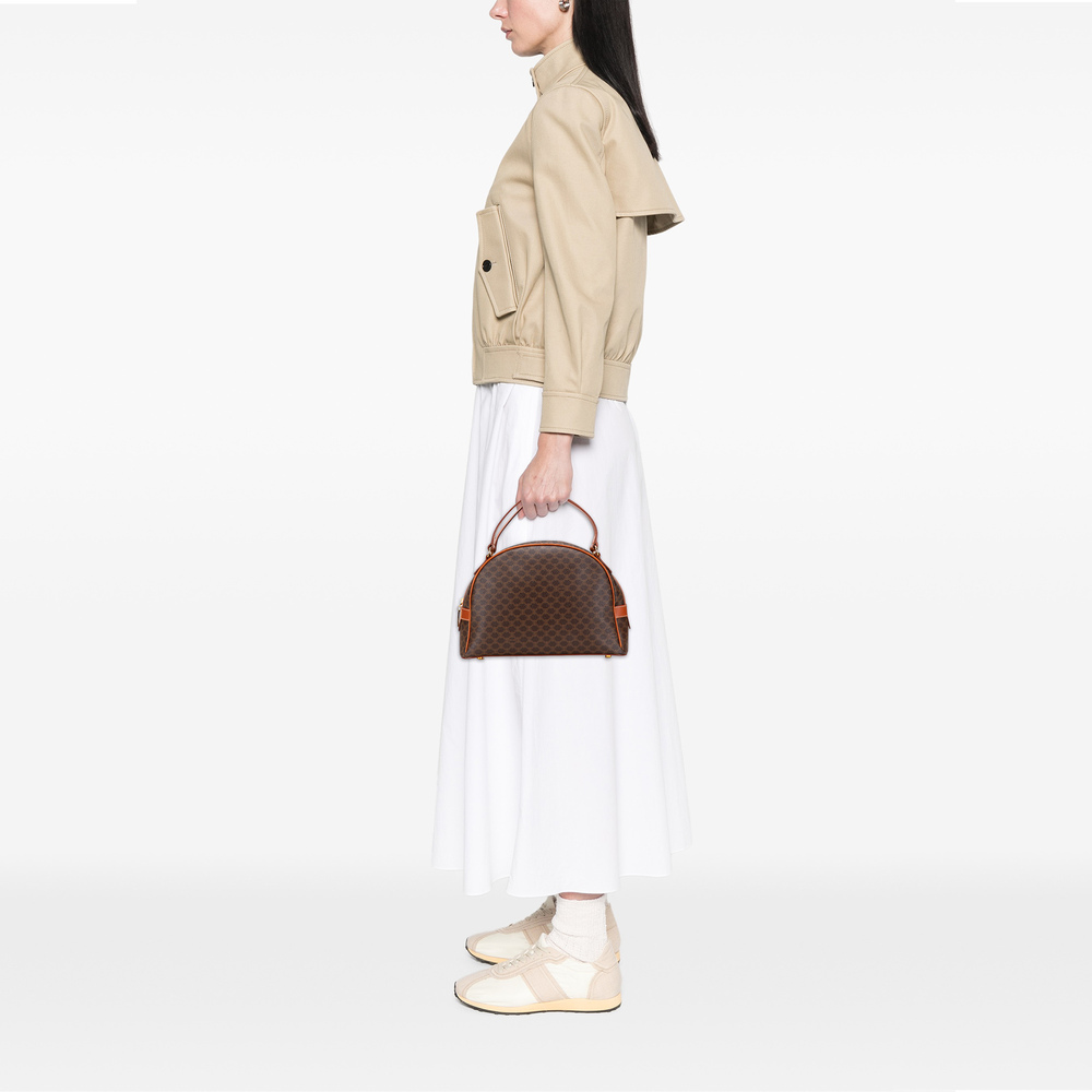 Pre-Loved Celine Macadam Coated Canvas Dome Handbag - Picture 7 of 7